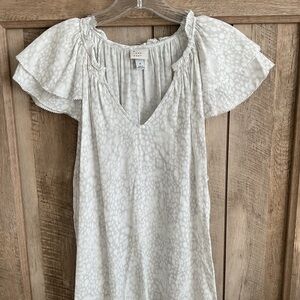 A New Day White Textured Blouse